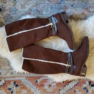 Tommy Hilfiger shearling riding boots